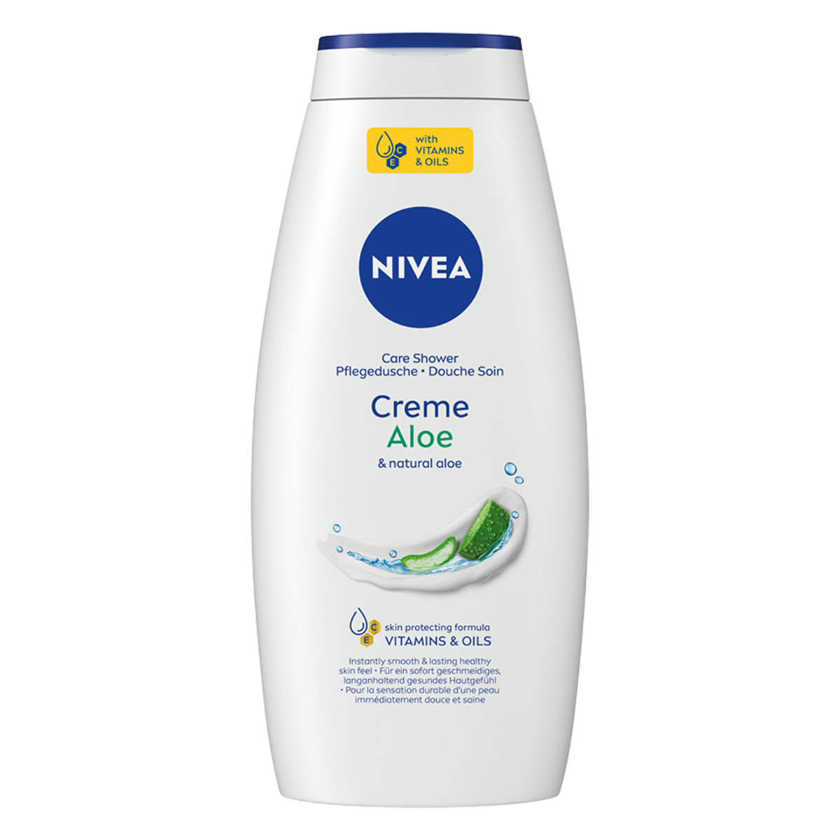 Creme Aloe Kremowy Żel pod Prysznic z Witaminami i Olejkami