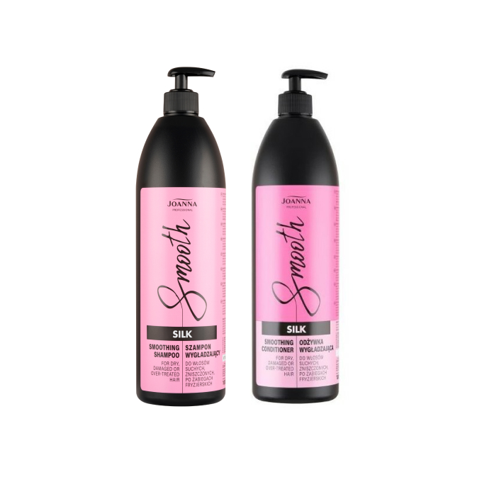 Zestaw Joanna Silk Odżywka Wygładzająca + Joanna Silk Szampon Wygładzający