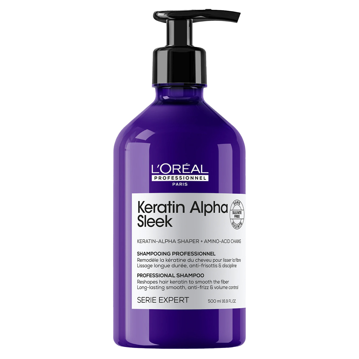 Keratin Alpha Sleek - Szampon wygładzający