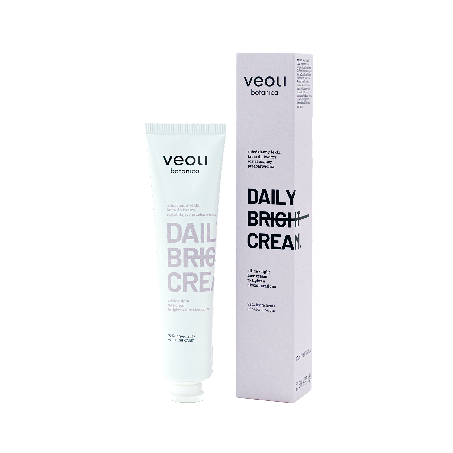 Daily Bright Cream Całodzienny Lekki Krem do Twarzy Rozjaśniający Przebarwienia