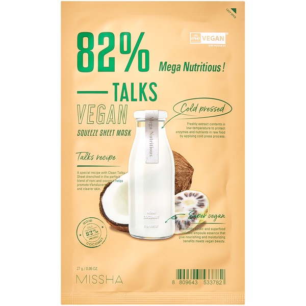Talks Vegan Mega Nutritious Odżywcza Maska w Płachcie