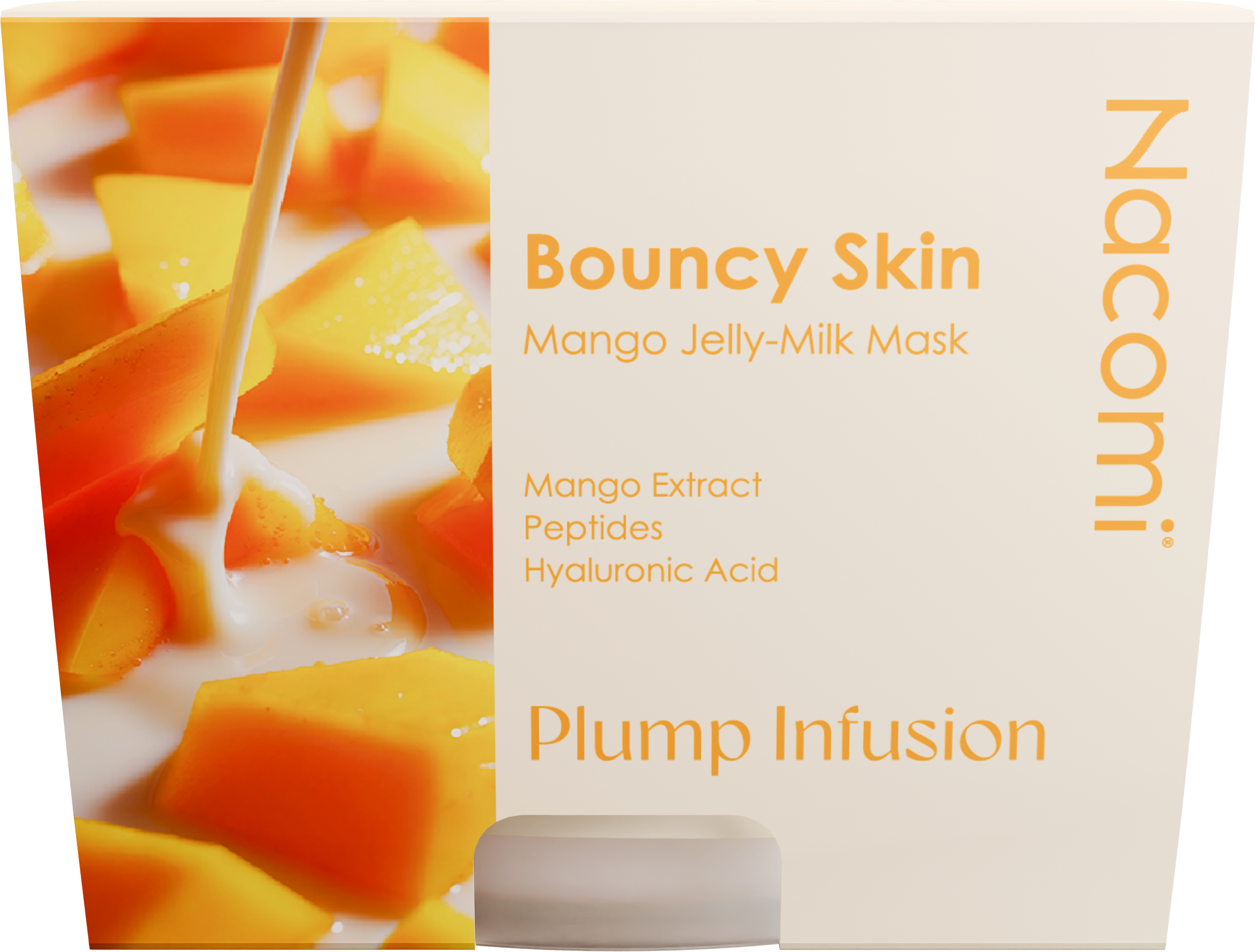 Bouncy Skin Mango Jelly-Milk Mask Ujędrniająca Maska do Twarzy