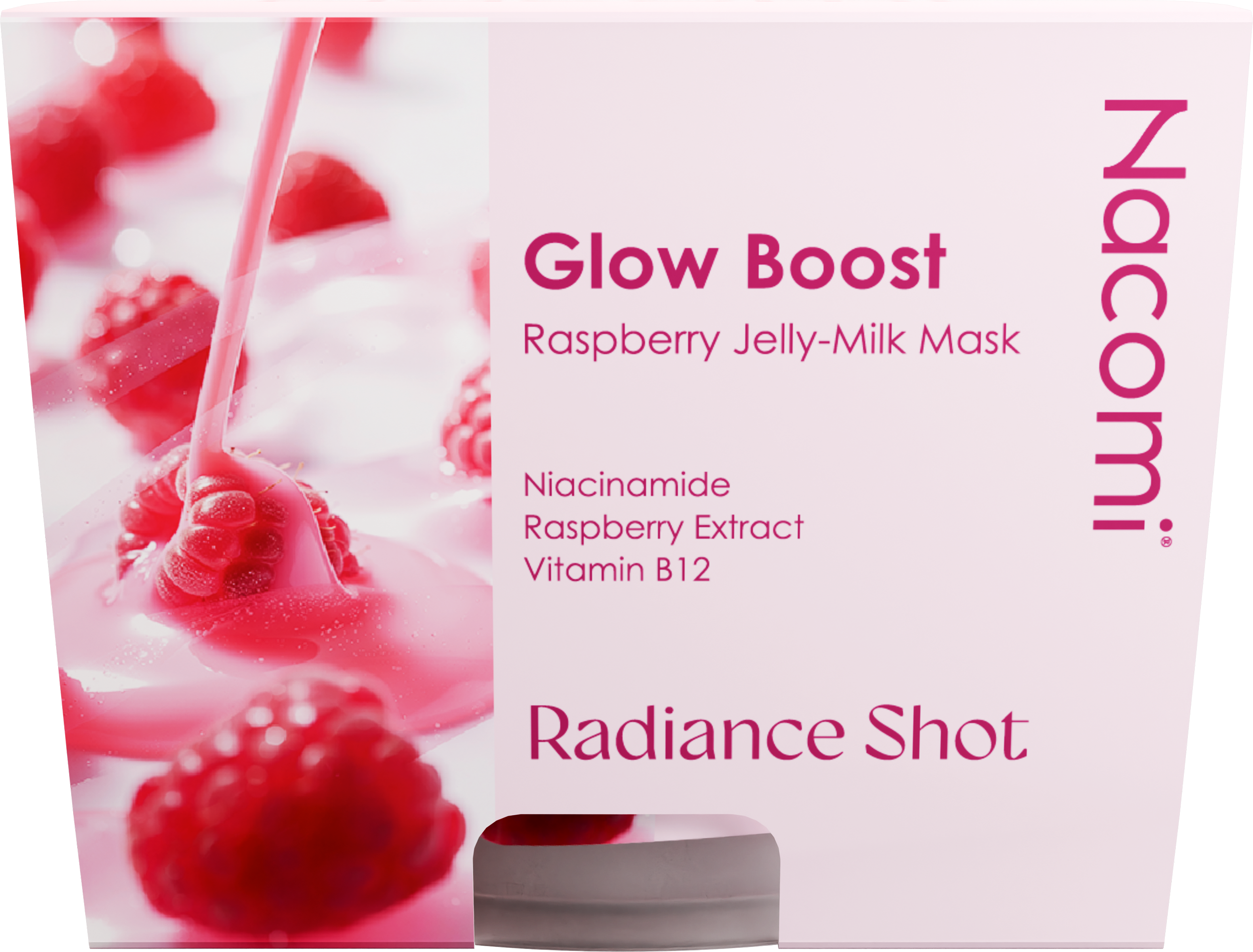 Glow Boost Raspberry Jelly-Milk Mask Rozświetlająca Maska do Twarzy