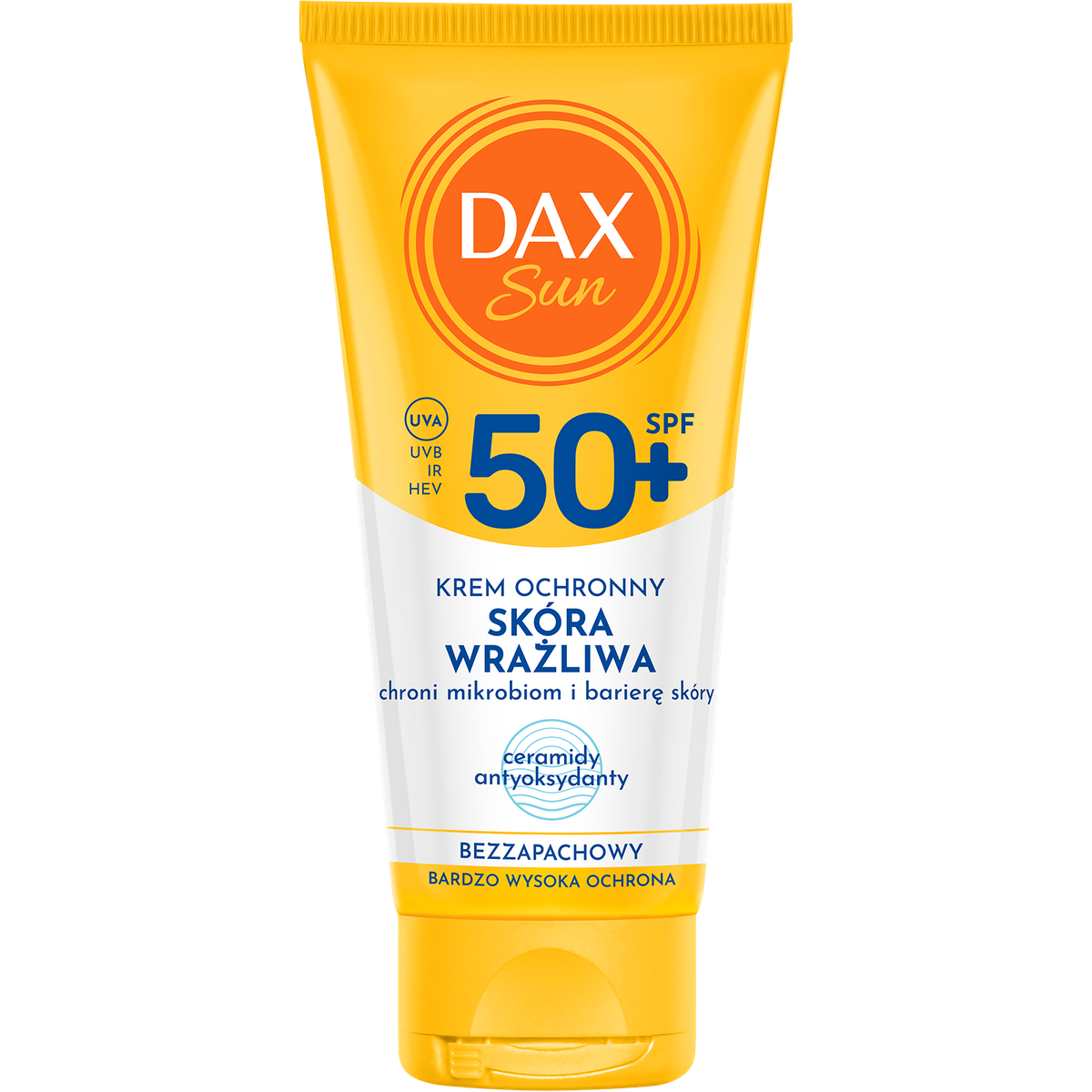 Krem Ochronny do Skóry Wrażliwej z Filtrem SPF50+
