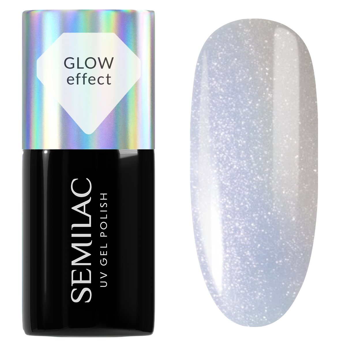 Glow Effect Lakier Hybrydowy 986 Milky Blue Glow