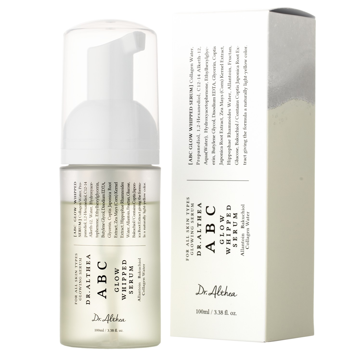 ABC Glow Whipped Serum Rozświetlające o Konsystencji Pianki