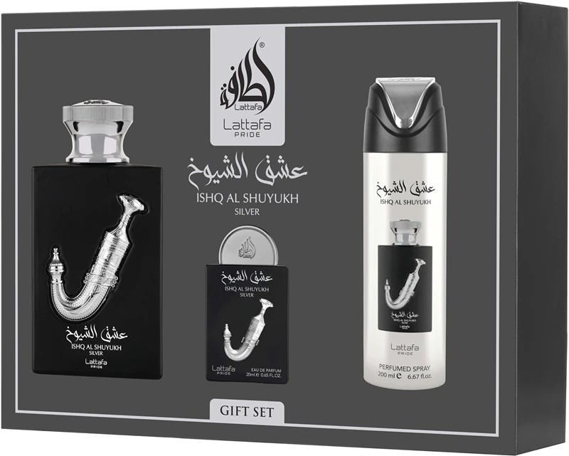Pride Ishq Al Shuyukh Silver Zestaw Prezentowy Zestaw