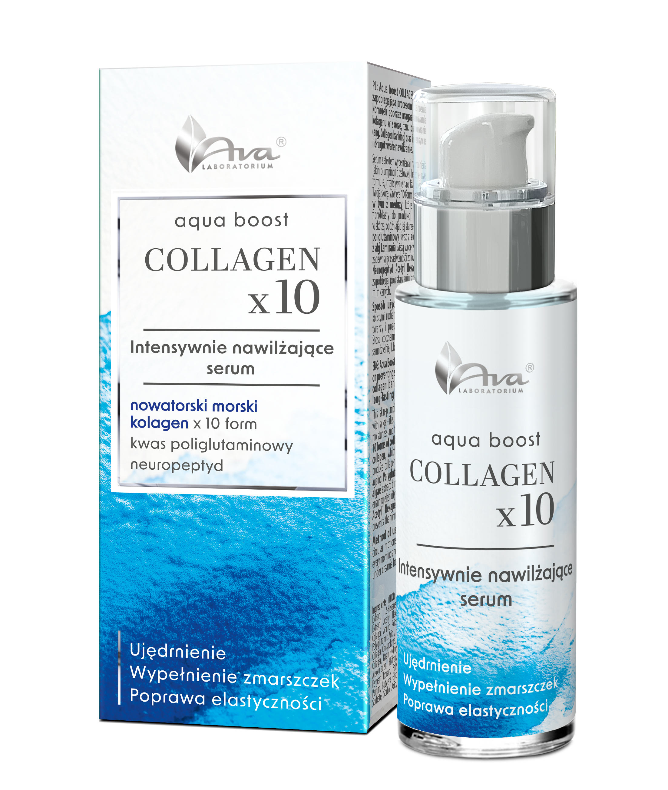 Aqua Boost CollagenIntensywnie Nawilżające Serum do Twarzy