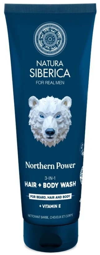 Men Arctic Wild Szampon dla Mężczyzn 3w1 do Włosów Brody i Ciała