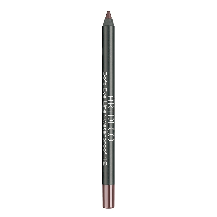 Soft Eye Liner Waterproof Eyeliner Wodoodporny 12 Warm Dark Brown
