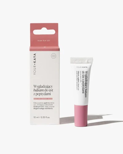 Wygładzający Balsam do Ust z Peptydami Smoky Rose