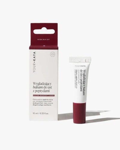 Wygładzający Balsam do Ust z Peptydami Midnight Cherry