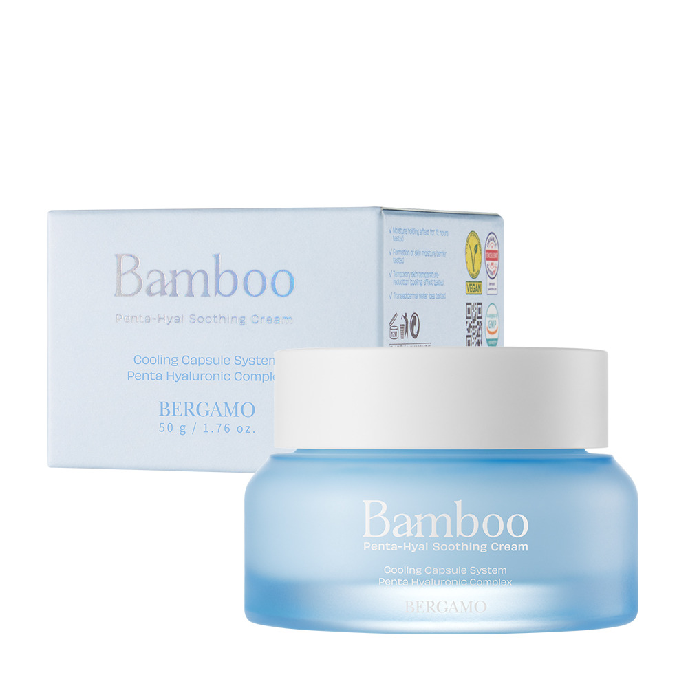 Bamboo Kojący Krem do Twarzy z Bambusem i Kwasem Hialuronowym