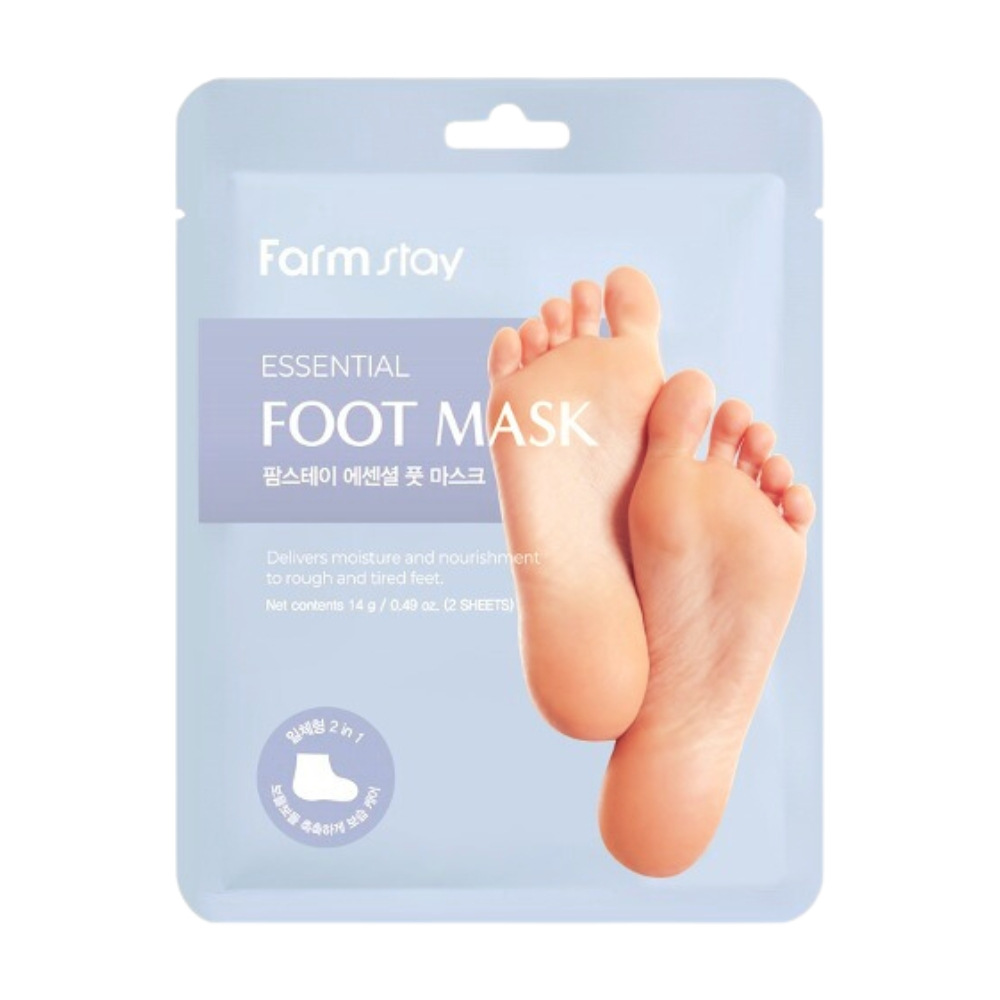 Essential Foot Mask Nawilżająca Maska do Stóp z Kwasem Hialuronowym