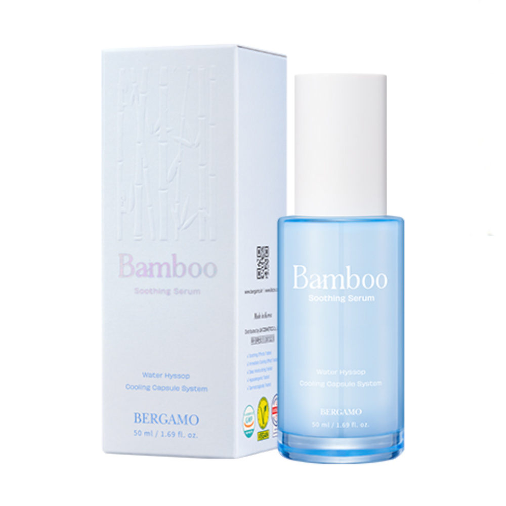 Bamboo Kojące Serum do Twarzy z Bambusem i Kwasem Hialuronowym