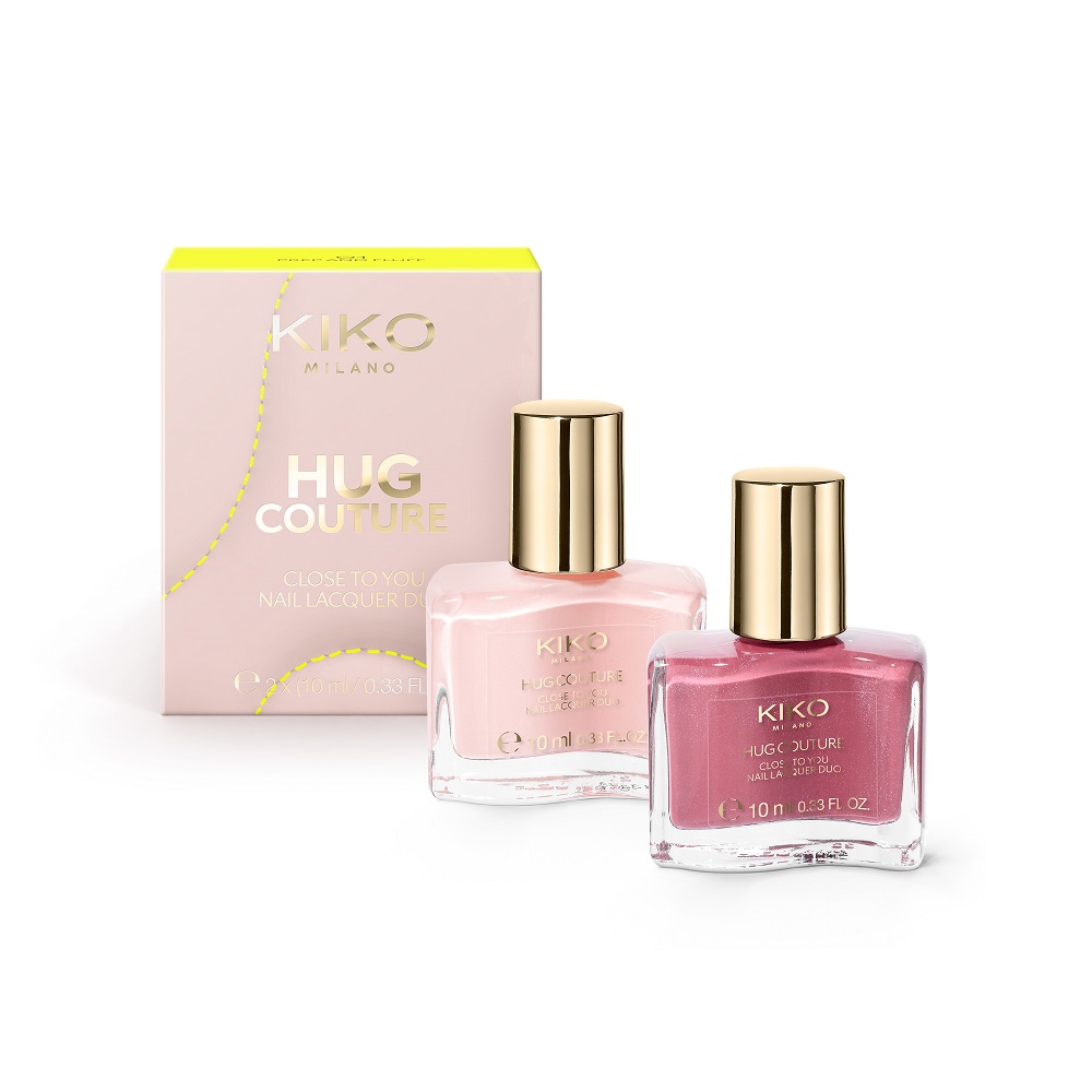 Hug Couture Duo do Paznokci Neutralna Baza i Błyszczący Topper 01 Prep and Fluff