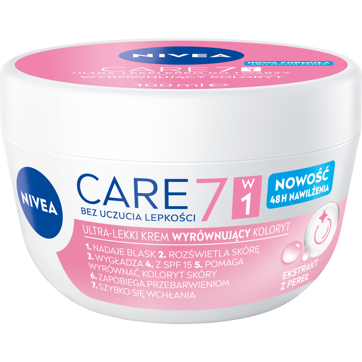 Care 7w1 Ultra-Lekki Krem do Twarzy Wyrównujący koloryt