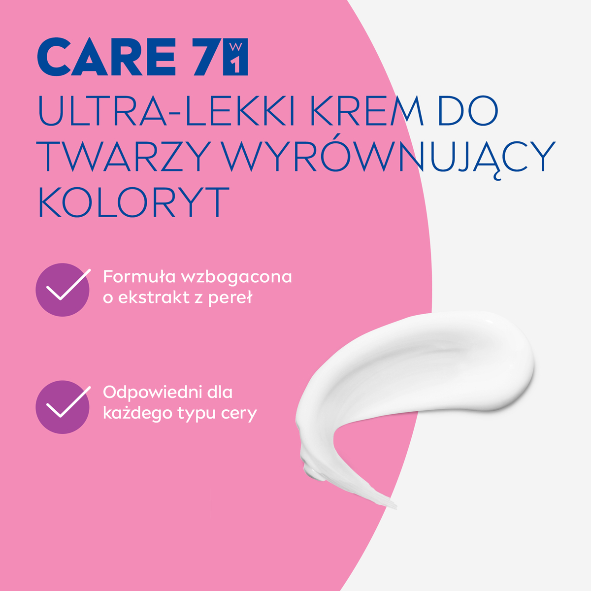 Крем для лица Nivea Care 7 в 1 ультралёгкий, выравнивающий тон, 100 мл — фото 7