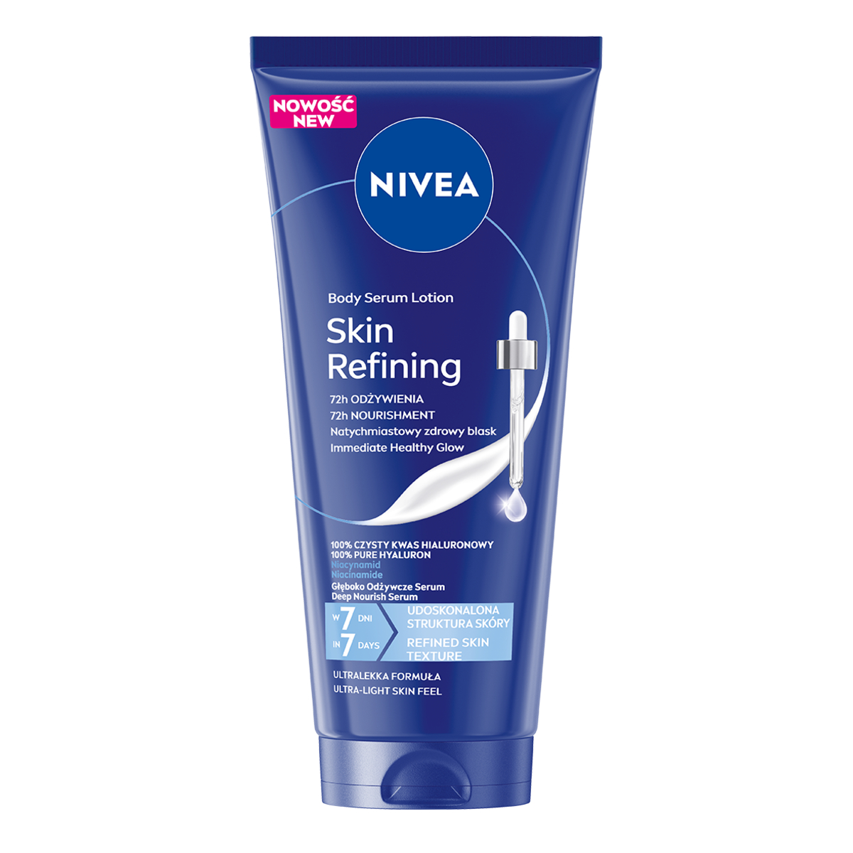 Skin Refining Udoskonalające Serum-Balsam do Ciała z Kwasem Hialuronowym