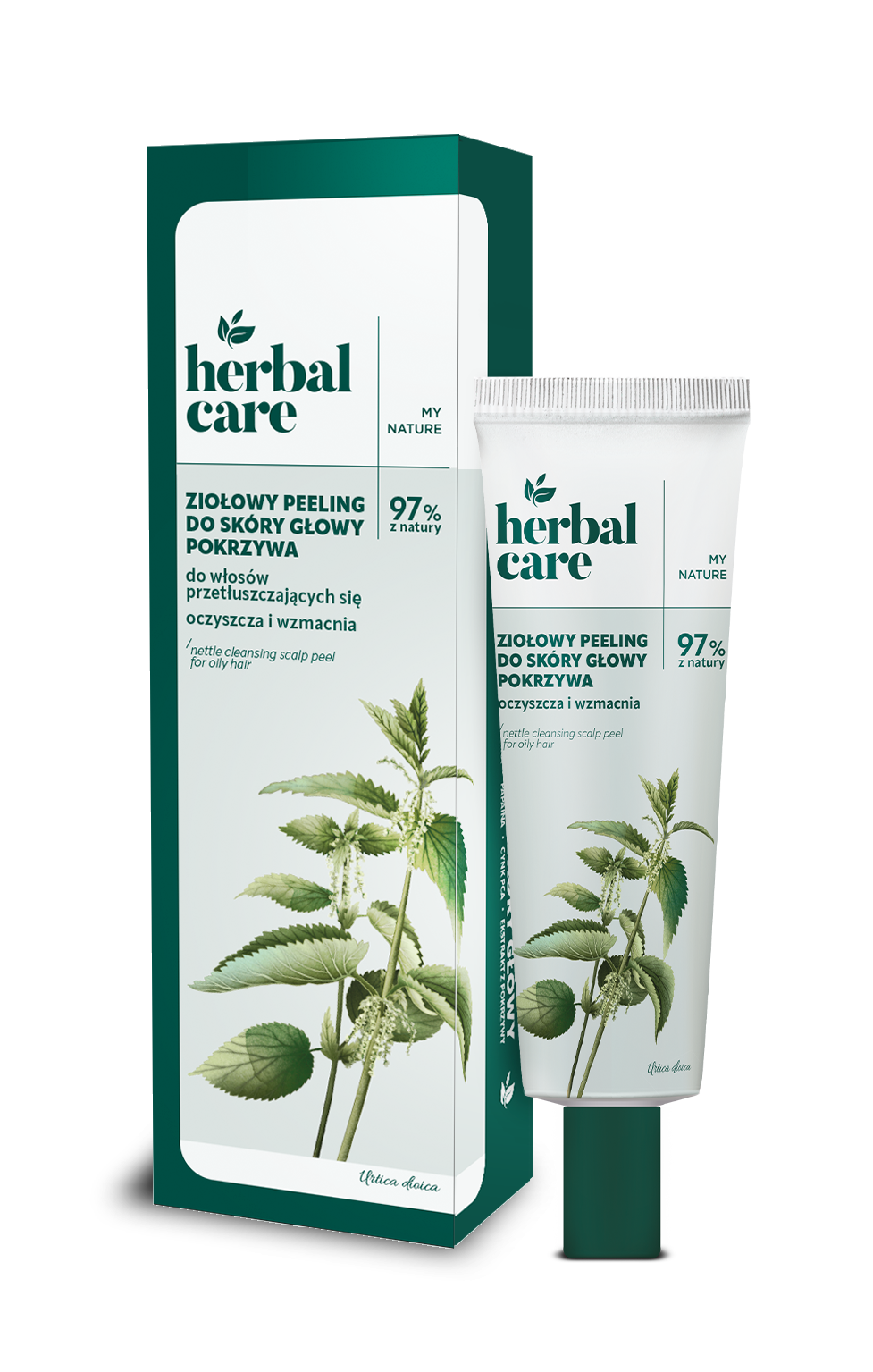 Herbal Care Ziołowy Peeling do Skóry Głowy Pokrzywa
