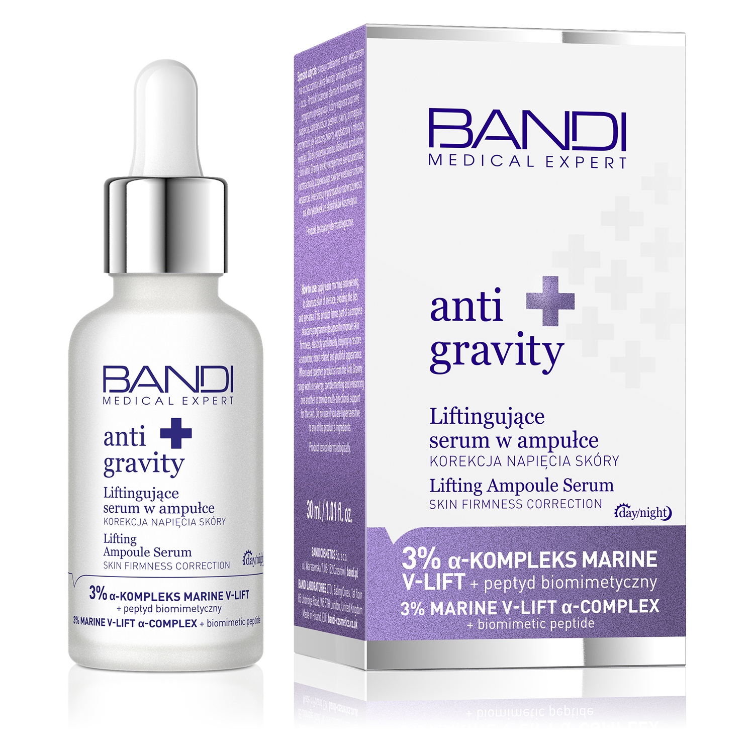 Medical Expert Anti Gravity Liftingujące Serum w Ampułce Korekcja Napięcia Skóry