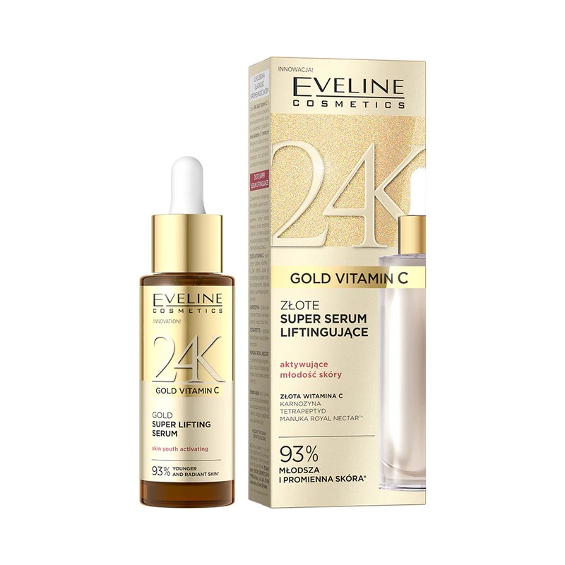 Eveline 24K Gold Vitamin C Złote Super Serum Liftingujące