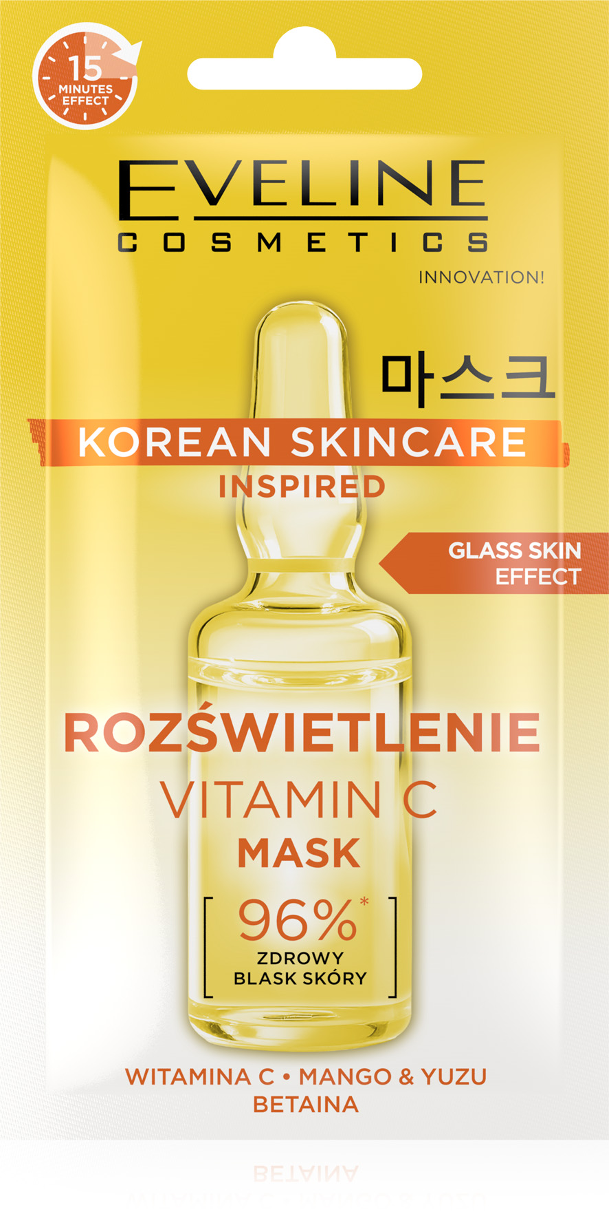 Eveline Korean Skincare Rozświetlająca Maseczka do Twarzy z Witaminą C