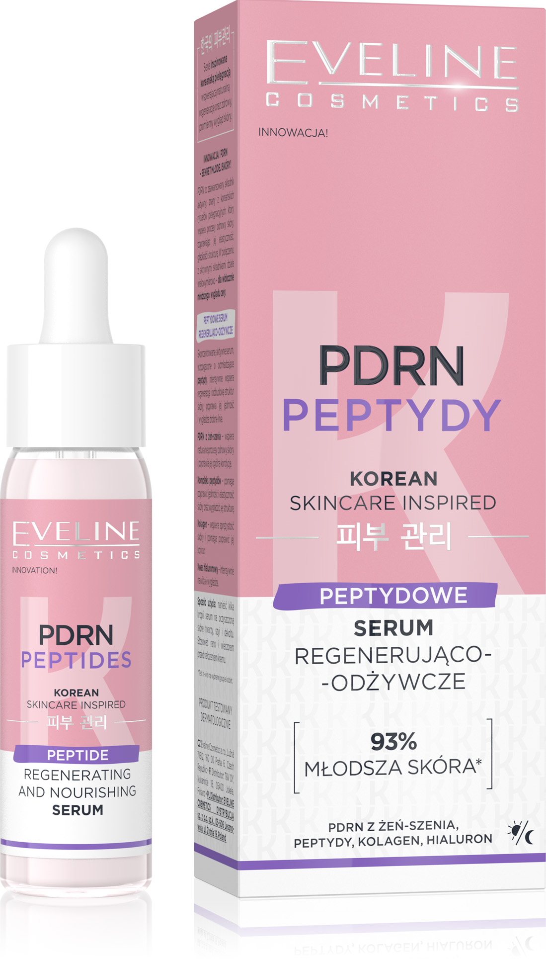 Korean Skincare PDRN Peptides peptydowe serum regenerująco-odżywcze do twarzy
