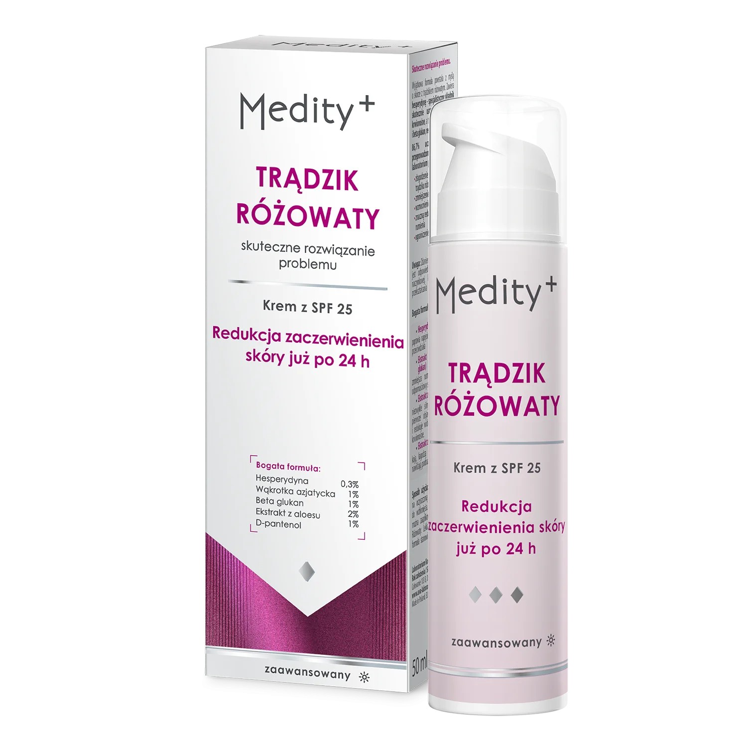 Trądzik Różowaty Krem na Dzień z Filtrem SPF25