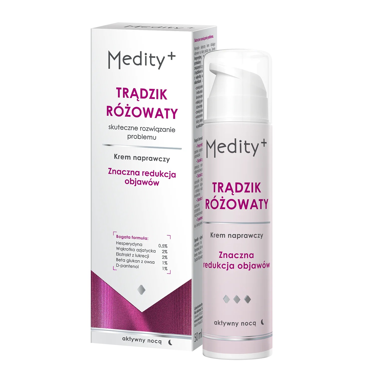 Trądzik Różowaty Krem Naprawczy na Noc