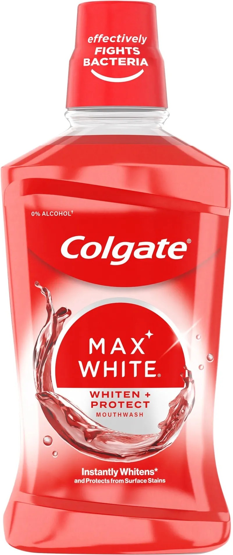 Max White Whiten + Protect Płyn do Płukania Jamy Ustnej