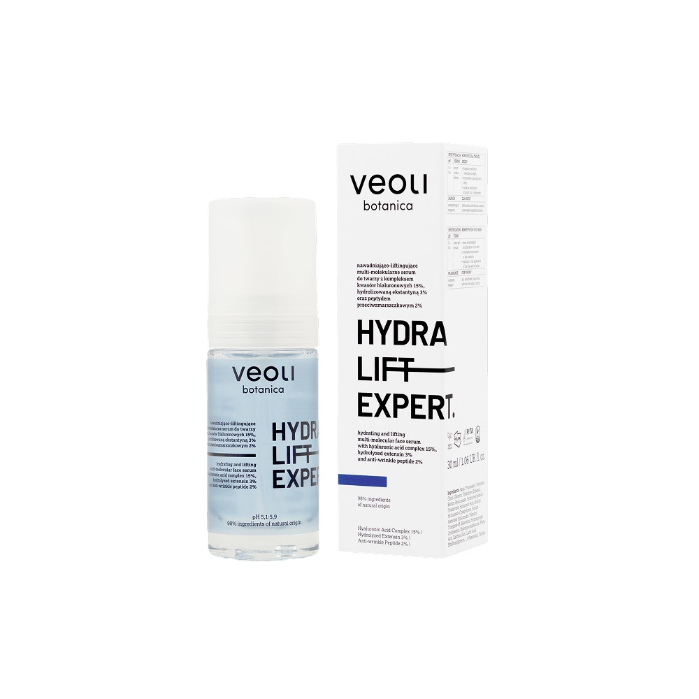 Hydra Lift Expert Nawadniająco-Liftingujące Multi-Molekularne Serum do Twarzy