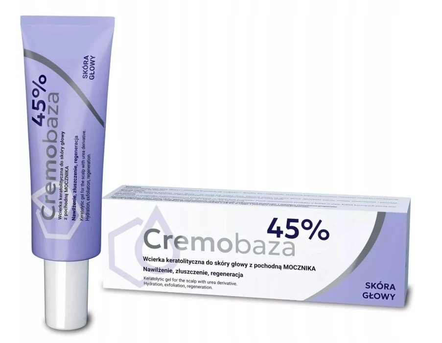 Cremobaza 45% Wcierka Keratolityczna do Skóry Głowy z Pochodną Mocznika