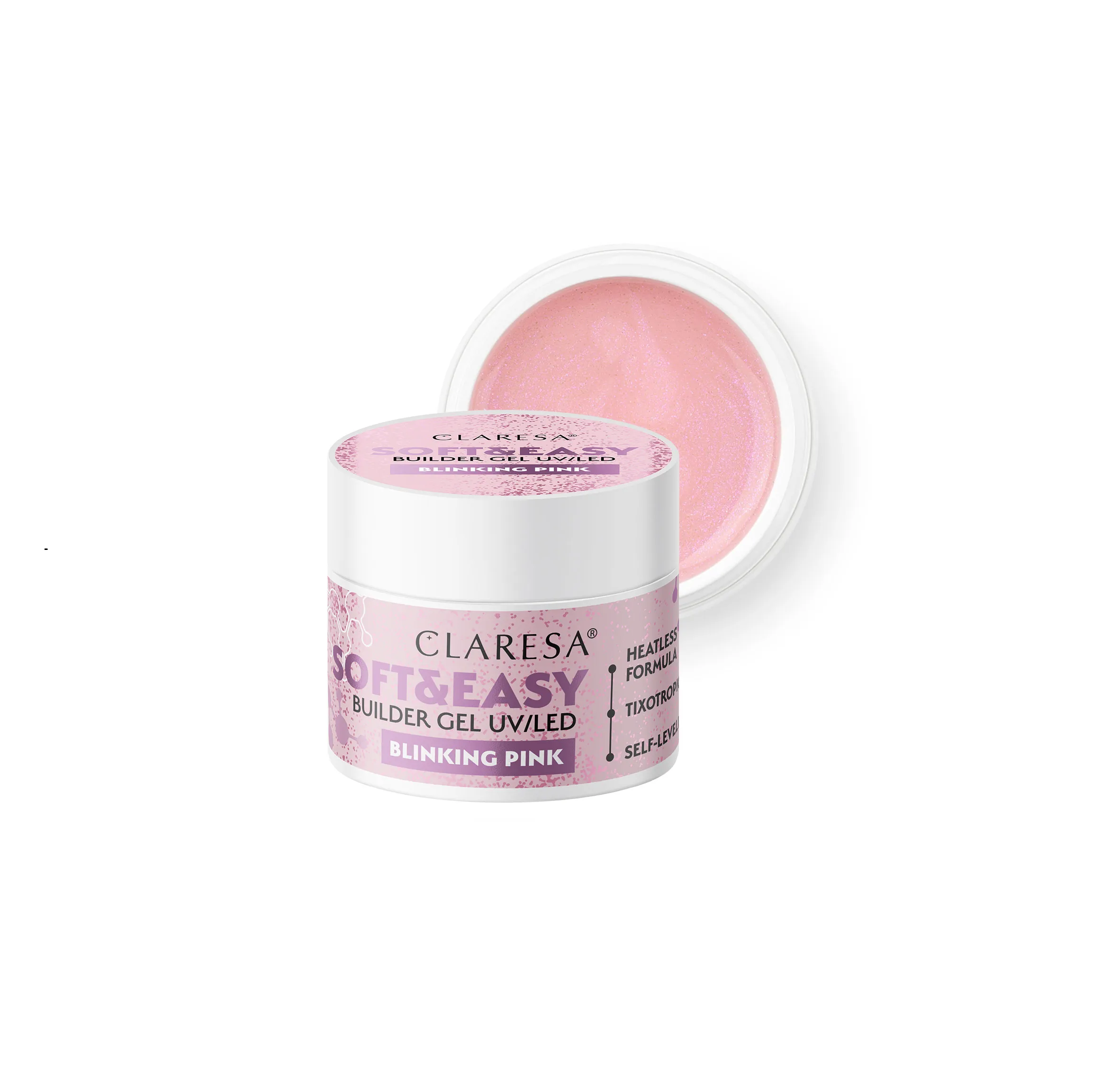 Żel Budujący Soft & Easy Blinking Pink