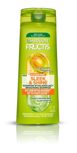 Fructis Sleek & Shine Wygładzający Szampon do Włosów