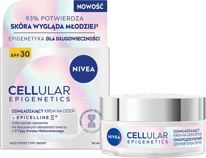 Cellular Epigenetics Odmładzający Krem na Dzień z Filtrem SPF30
