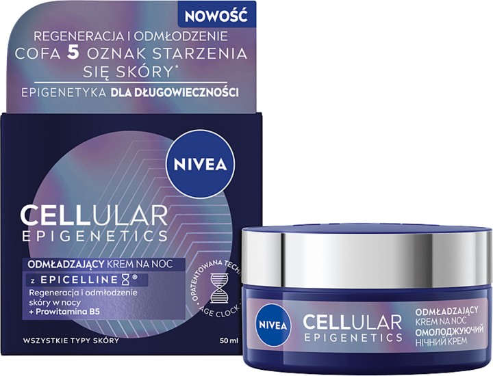 Cellular Epigenetics Odmładzający Krem na Noc