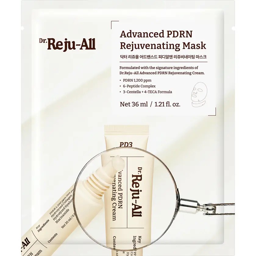 Advanced PDRN Rejuvenating Mask Ujędrniająco-Regenerująca Maska w Płachcie