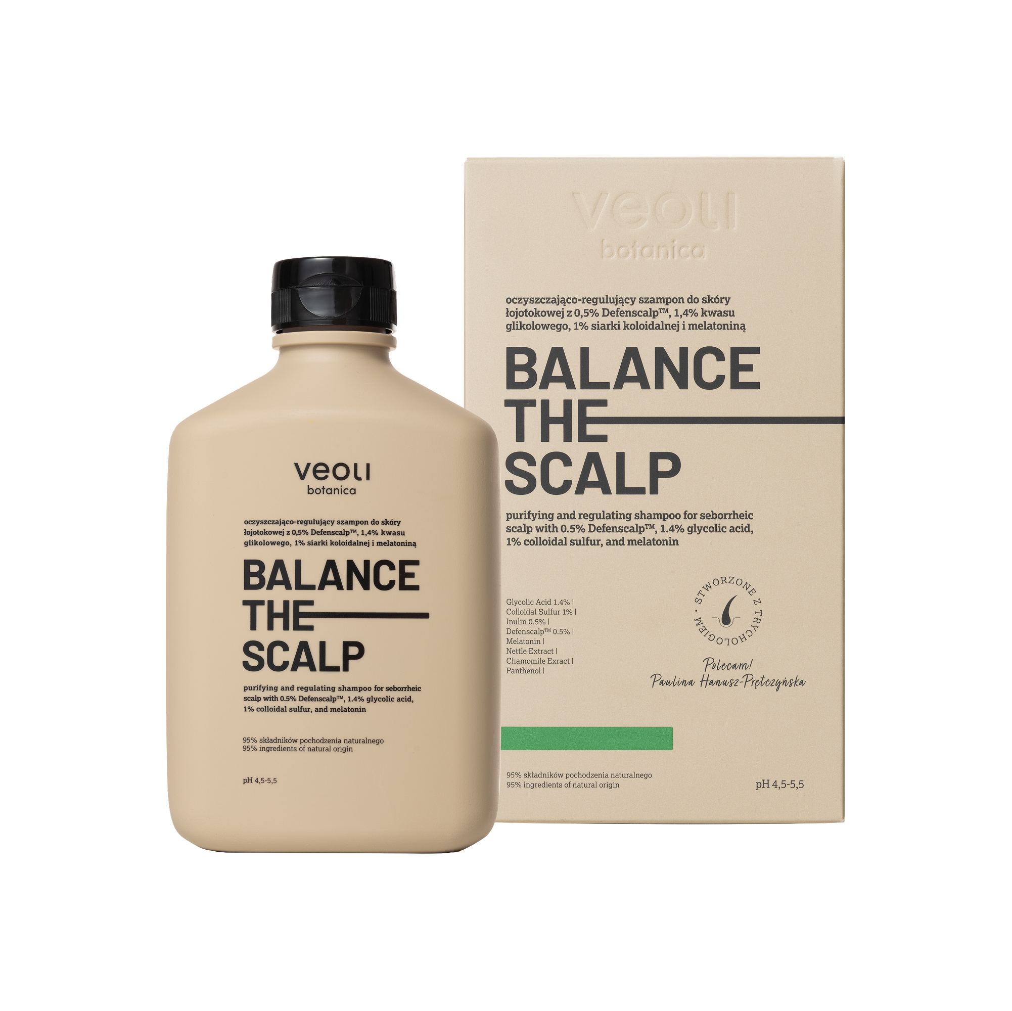 Balance The Scalp Oczyszczająco-Regulujący Szampon do Skóry Łojotokowatej