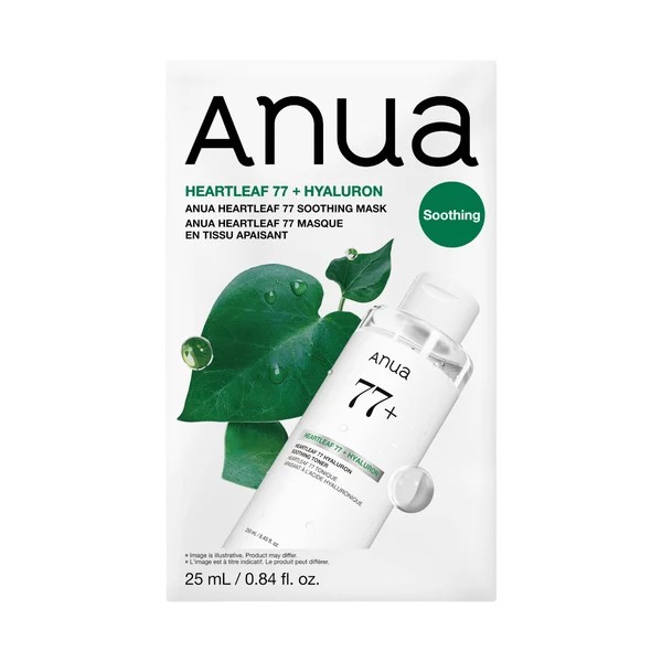 Heartleaf 77 + Hyaluron Kojąca Maska w Płachcie