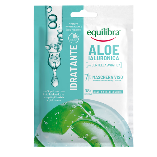 Aloe Ialuronica Nawilżająca Maska w Płachcie z Aloesem i Kwasem Hialuronowym