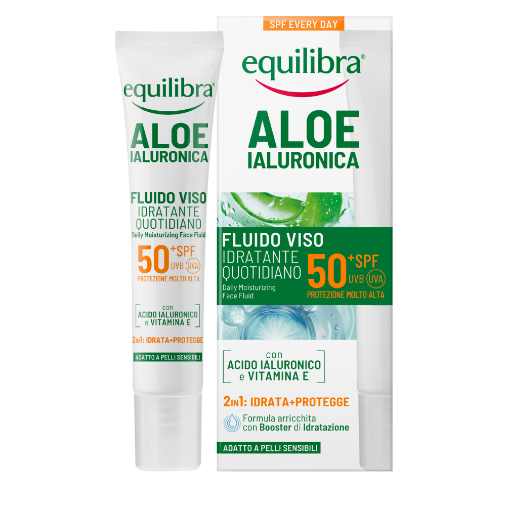 Aloe Ialuronica Codzienny Krem Nawilżający do Twarzy z Filtrem SPF50+