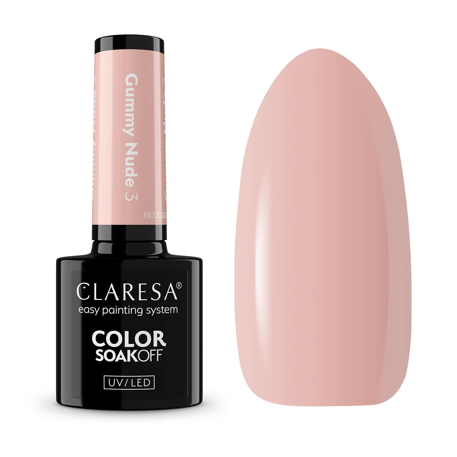 Lakier Hybrydowy Nude Glow Gummy Nude 3