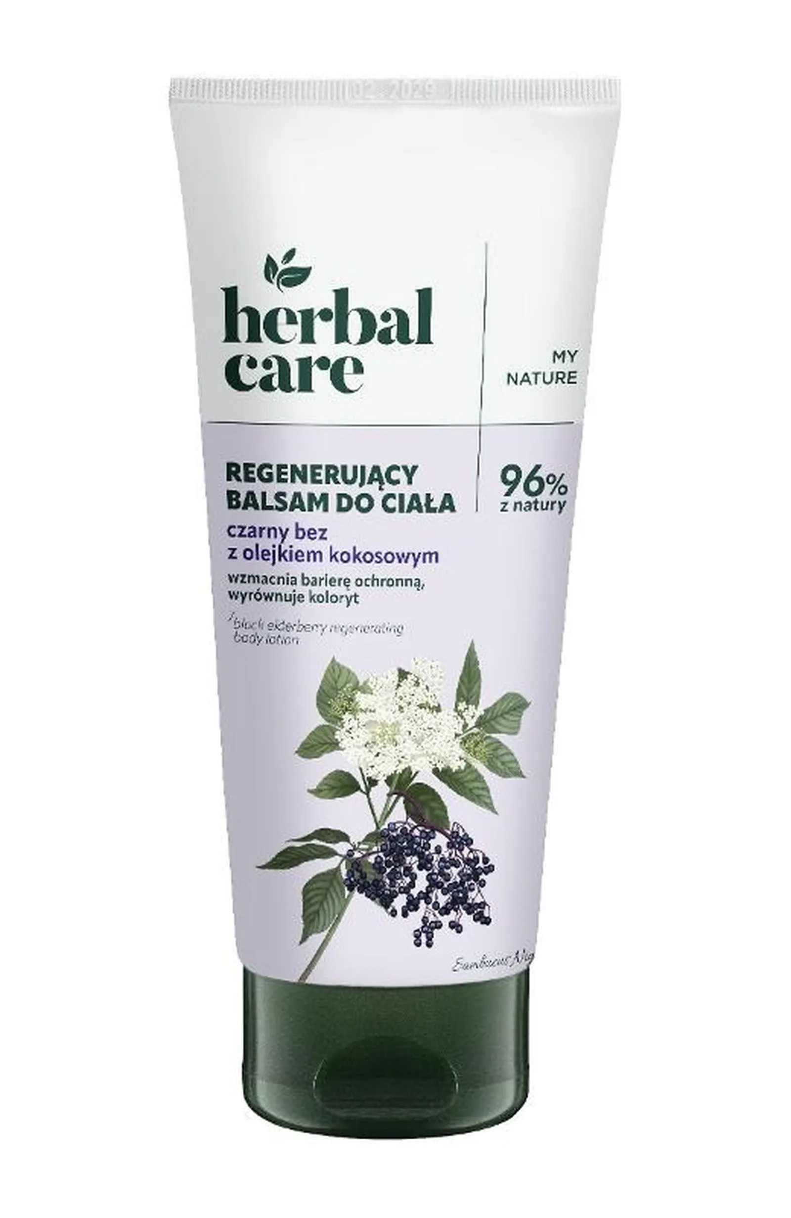 Herbal Care Regenerujący Balsam do Ciała Czarny Bez z Olejkiem Kokosowym