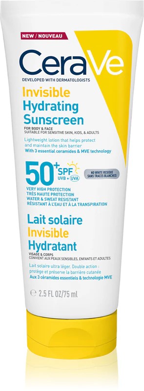 Invisible Hydrating Sunscreen Nawilżający Krem z Filtrem SPF50+