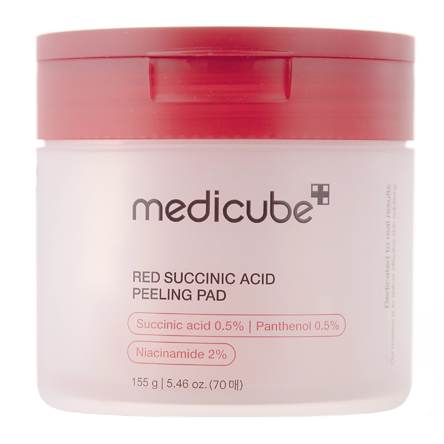 Red Succinic Acid Peeling Pad Złuszczające Płatki do Twarzy