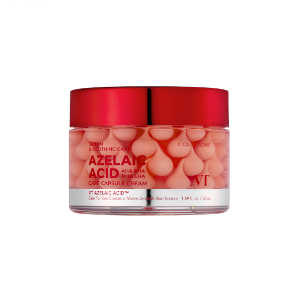 Azelaic Acid AHA BHA PHA LHA Kapsułkowy Krem do Twarzy z Kwasami
