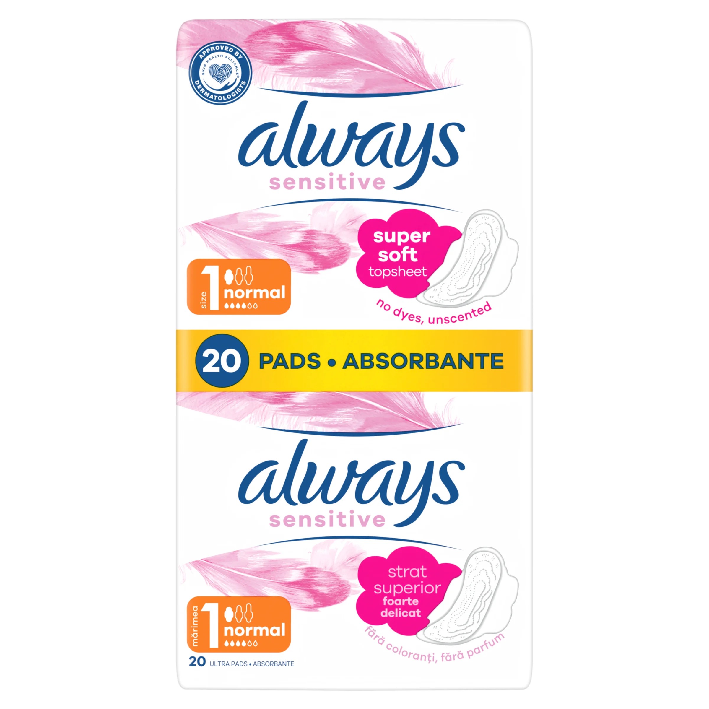 Sensitive Podpaski Higieniczne 1 Normal Super Soft