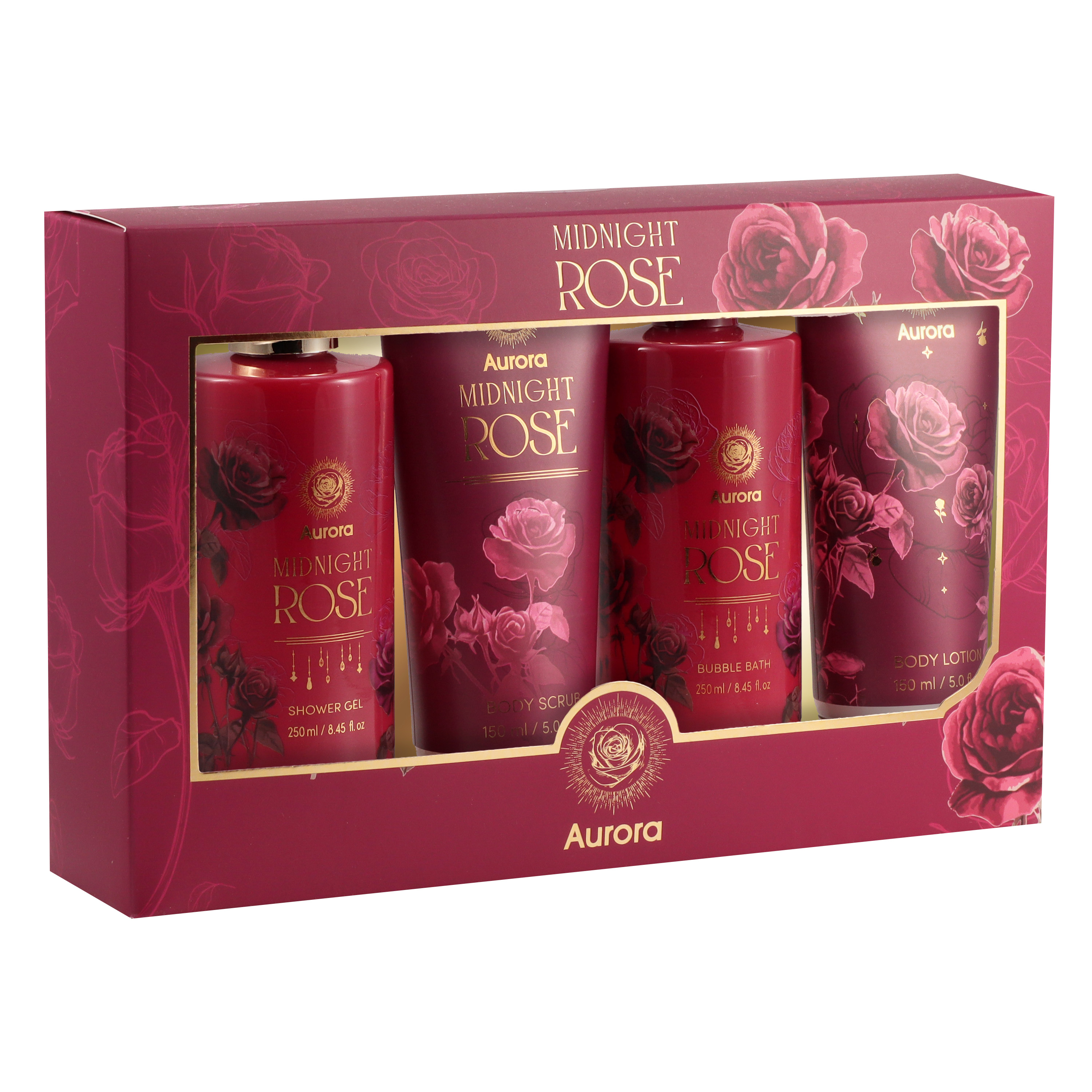 Zestaw Kosmetyków do Kąpieli i Pielęgnacji Ciała Midnight Rose