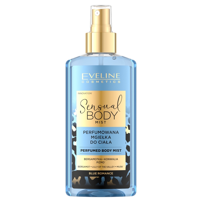 Eveline Sensual Body Mist Perfumowana Mgiełka do Ciała Blue Romance